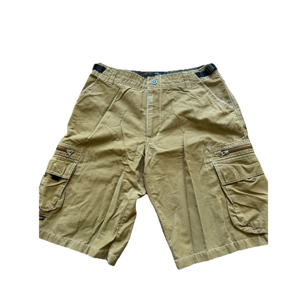 Kuhl Dry Shorts Mens Green Outdoor Hiking Quick Dry Cargo Ripstop Gorp Small 30‎